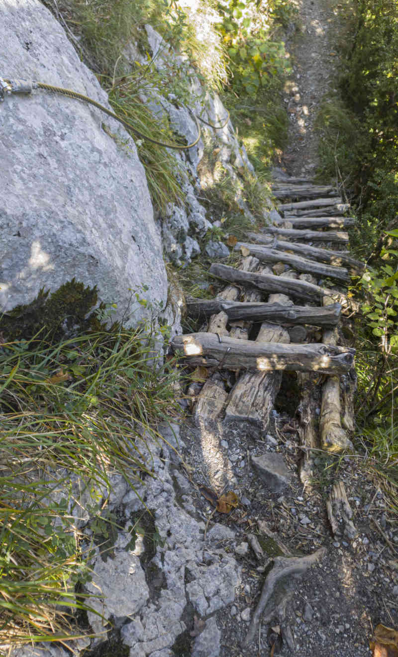 Huesca - parque nacional de Ordesa y Monte Perdido - valle de Escuaín 11 - garganta de Escuaín - sendero.jpg